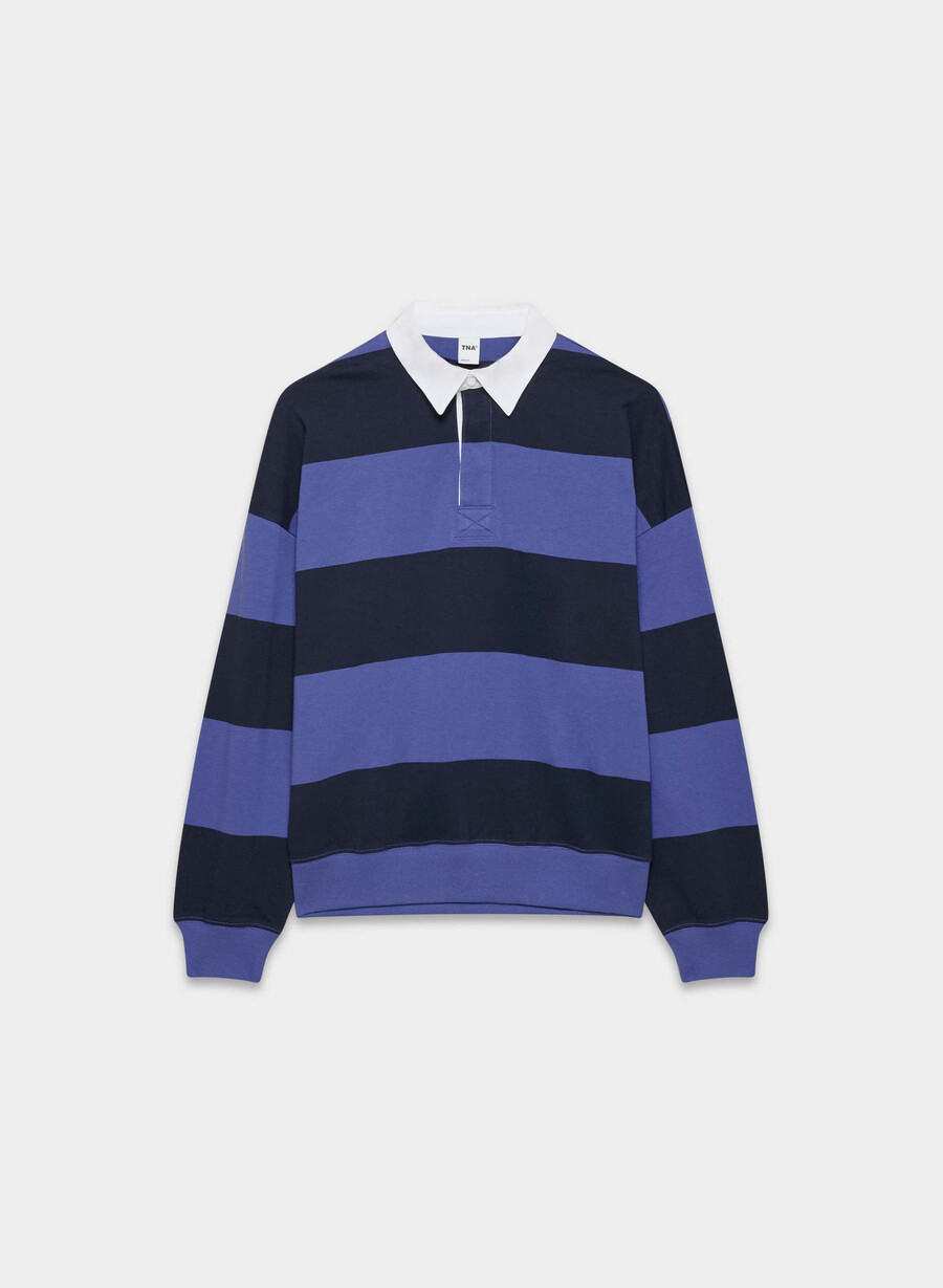 polo a maniche lunghe lomu mighty cotton moonsail bl admiral