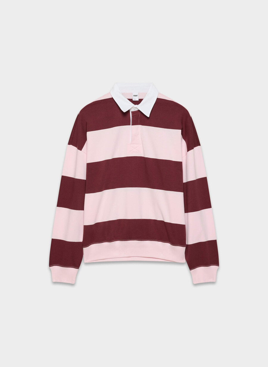 polo a maniche lunghe lomu mighty cotton villa pnk smc brgdy