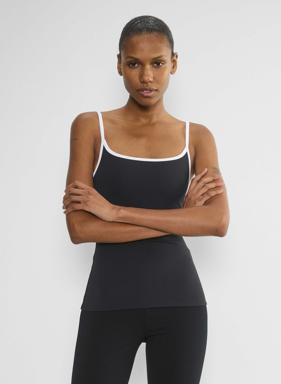canotta original contour swoop cami nerobianco