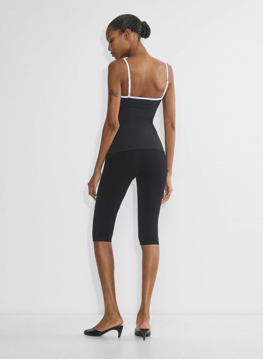 canotta original contour swoop cami nerobianco