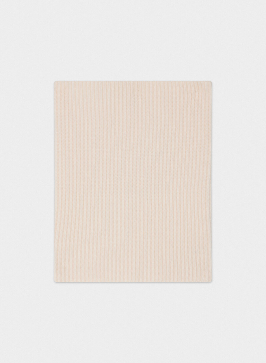 scaldacollo a coste in cashmere whisper white