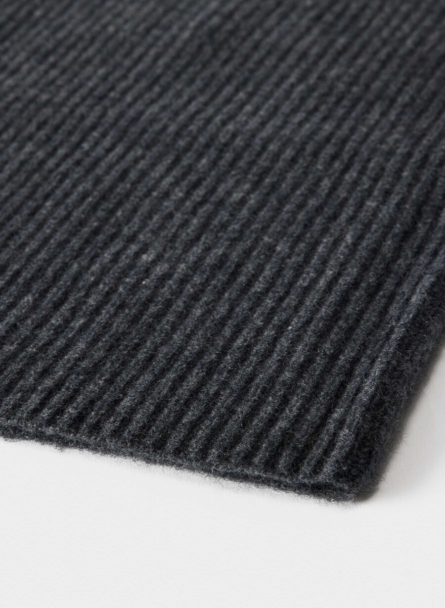scaldacollo a coste in cashmere heather charcoal