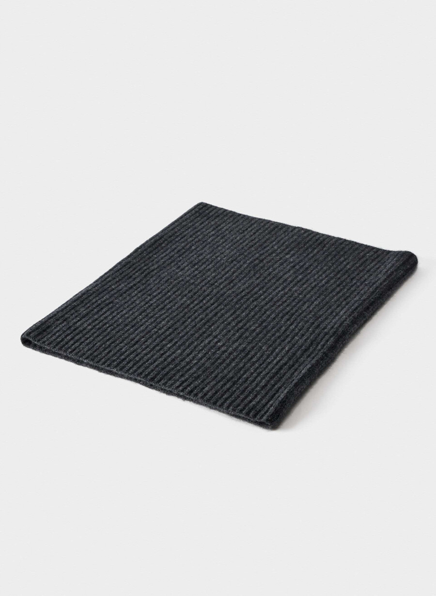 scaldacollo a coste in cashmere heather charcoal
