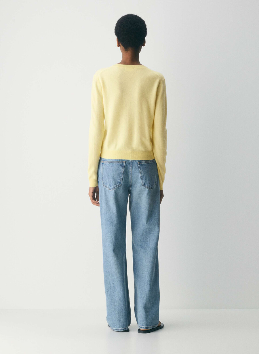 maglione touchstone in cashmere nudo lemonade