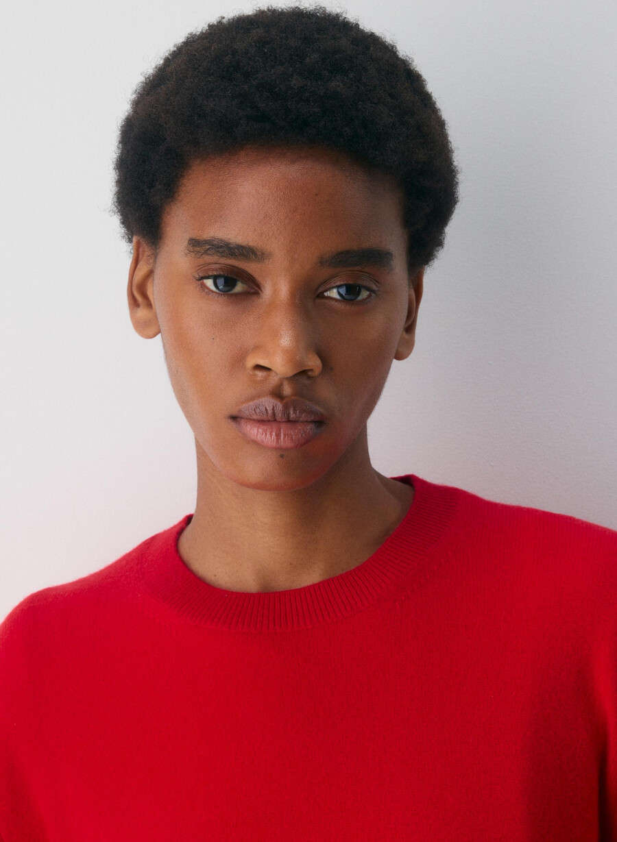 maglione bare cashmere touchstone rosso lampeggiante