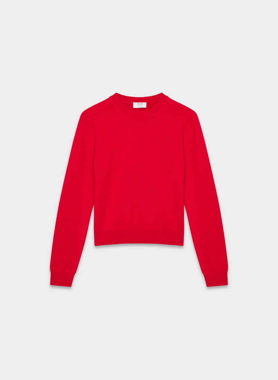 maglione bare cashmere touchstone rosso lampeggiante