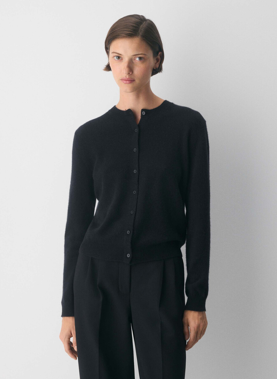 cardigan bare cashmere exemplar nero