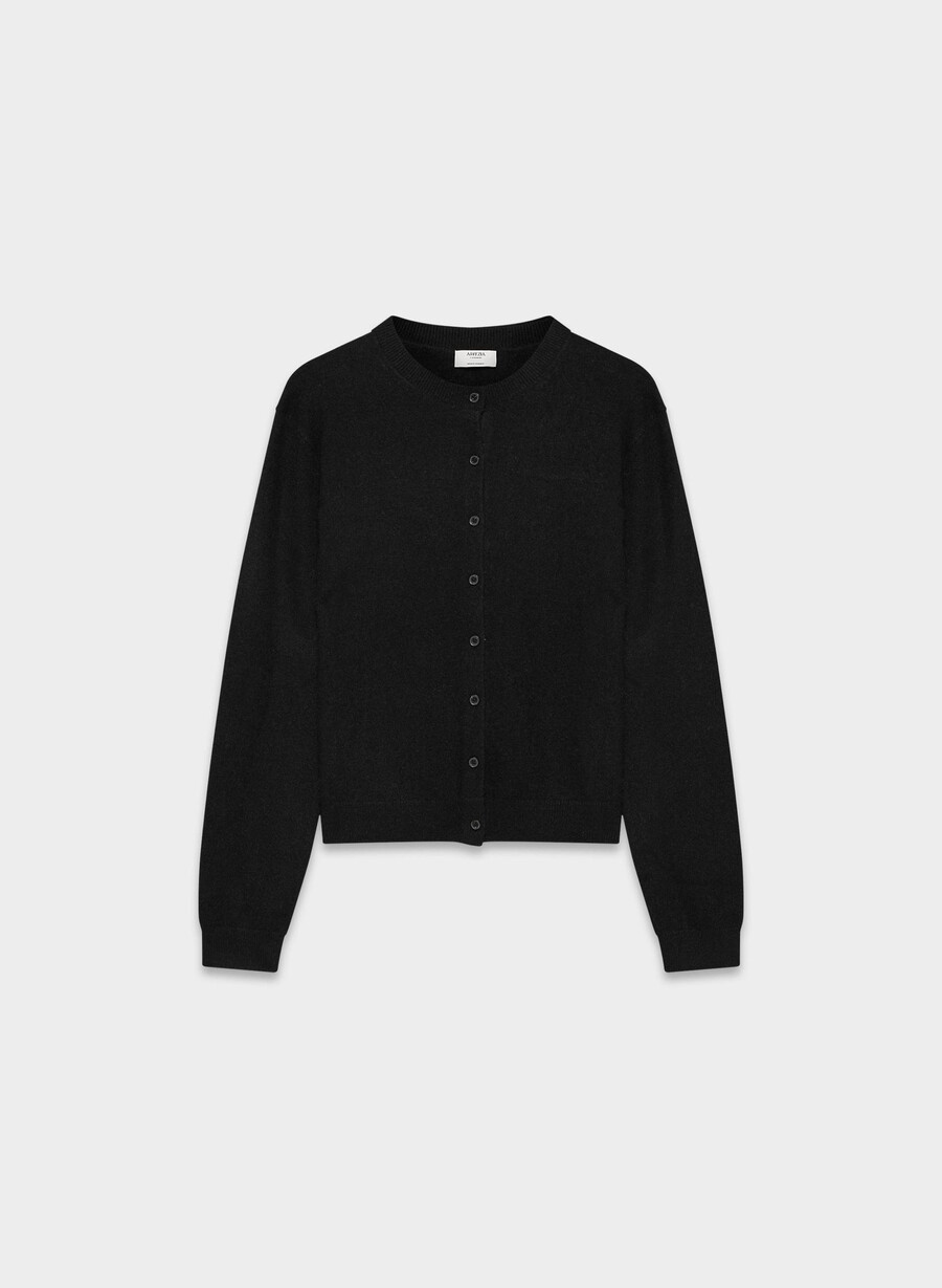 cardigan bare cashmere exemplar nero