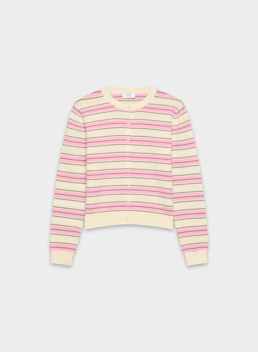 cardigan bare cashmere exemplar lght brch jlybn pnk