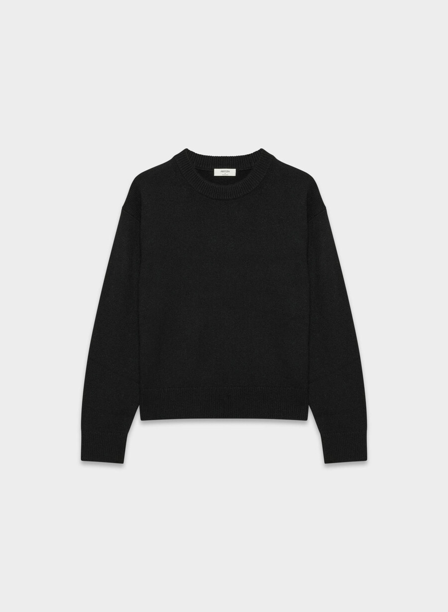 maglione essential cashmere relic nero