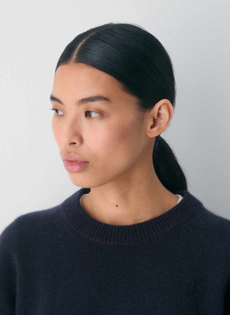 maglione essential cashmere relic dark navy