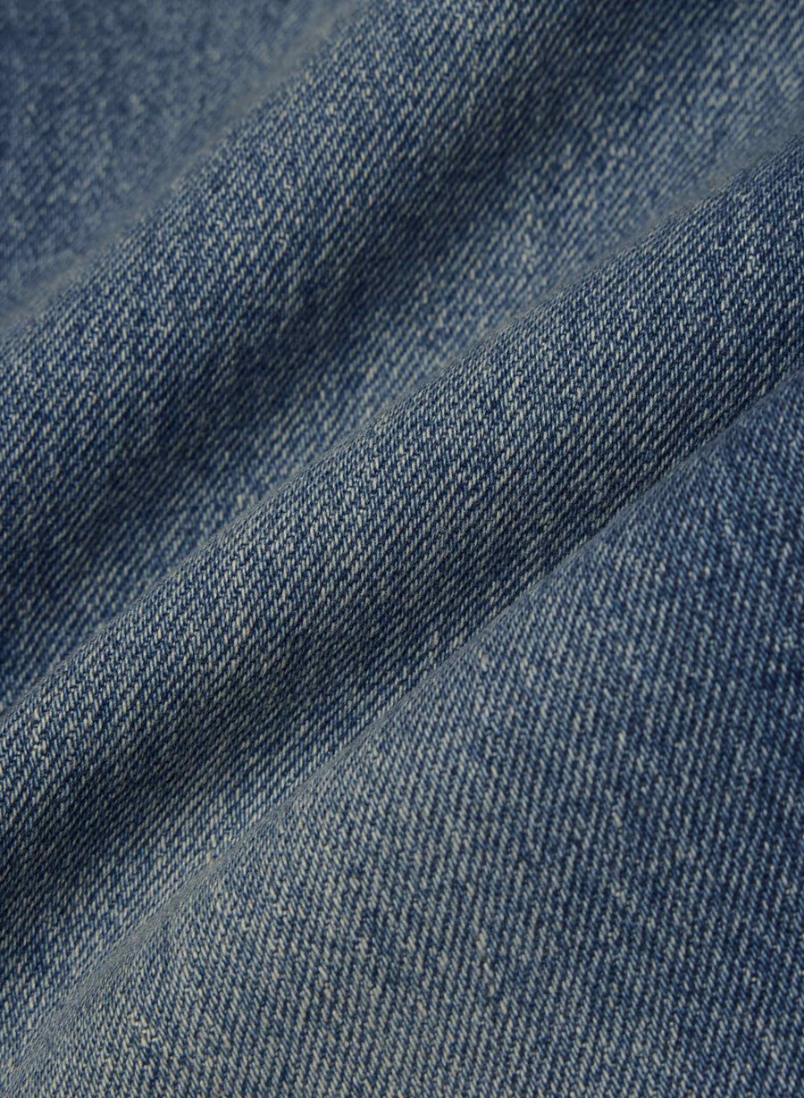 denim forum remy curve-fit hi-rise wide jean vintage blu scuro
