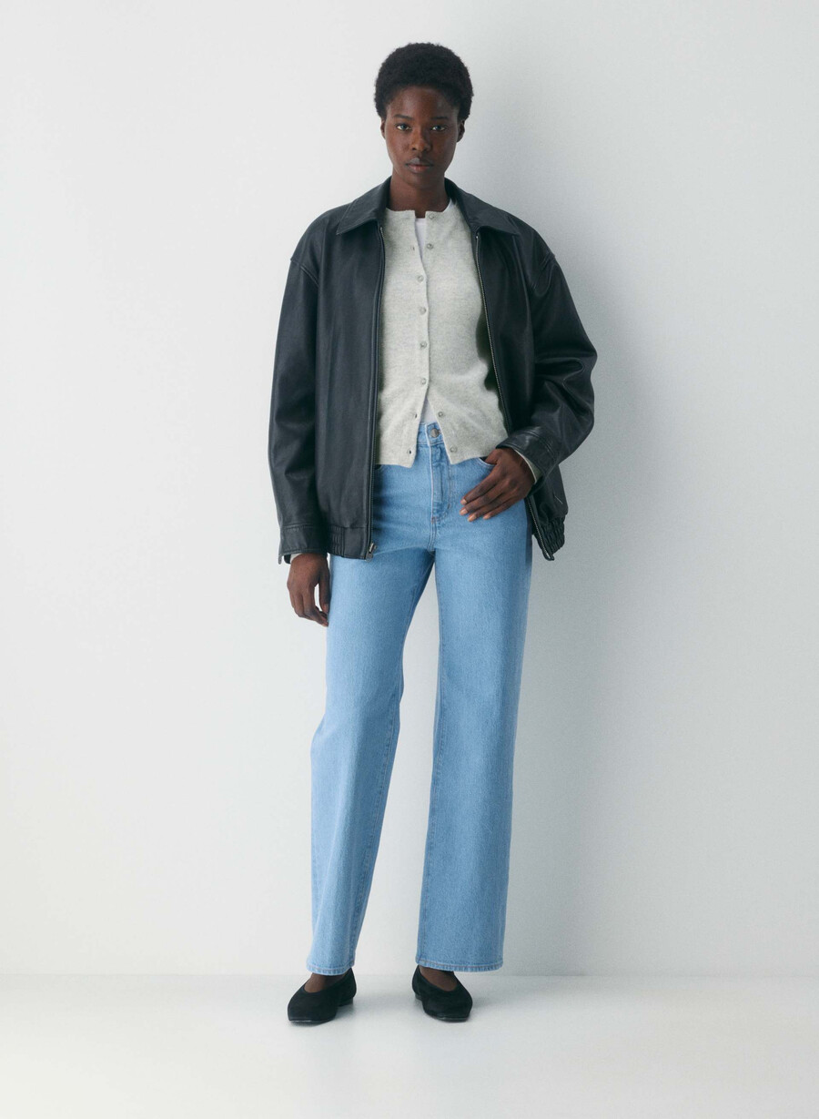 denim forum remy curve-fit hi-rise wide jean true super light blu