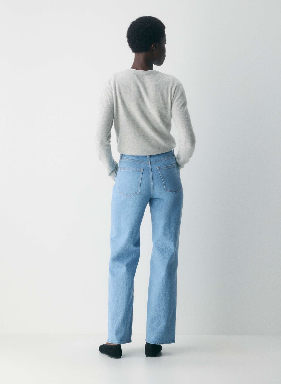 denim forum remy curve-fit hi-rise wide jean true super light blu