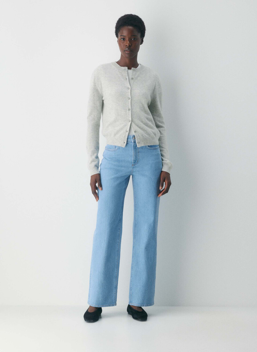 denim forum remy curve-fit hi-rise wide jean true super light blu