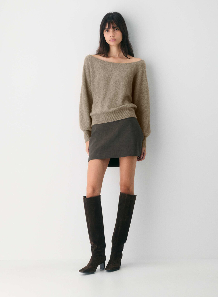 maglione softspoke rhoda heather nomad taupe