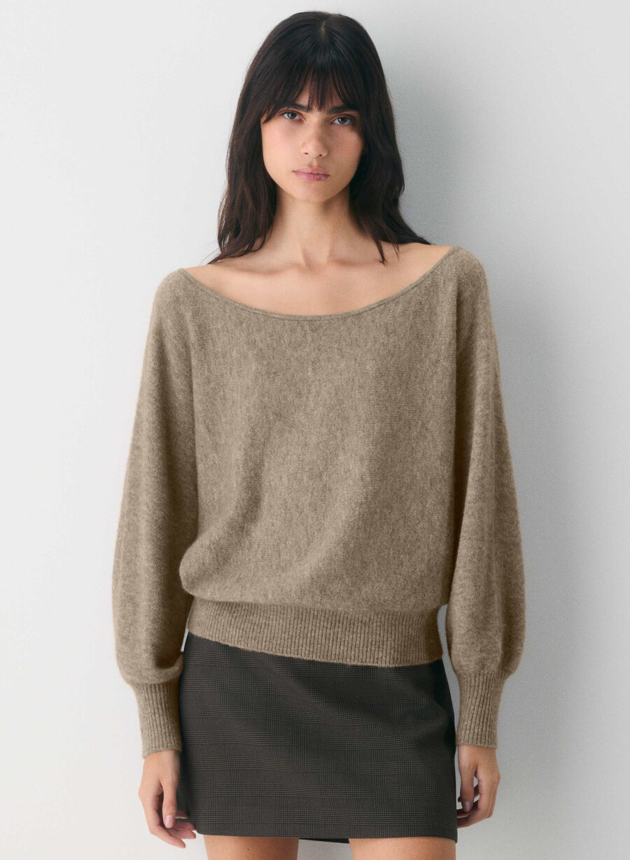 maglione softspoke rhoda heather nomad taupe