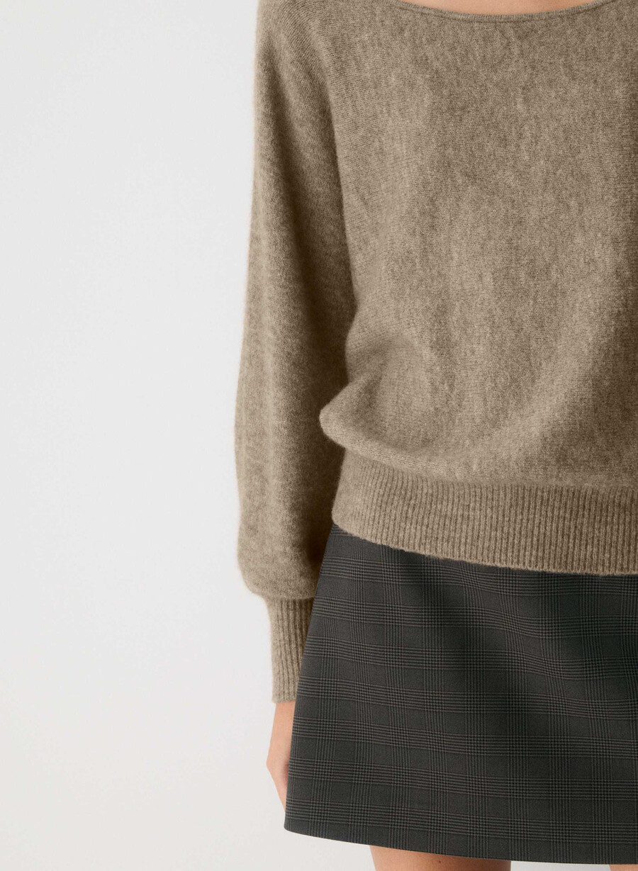 maglione softspoke rhoda heather nomad taupe