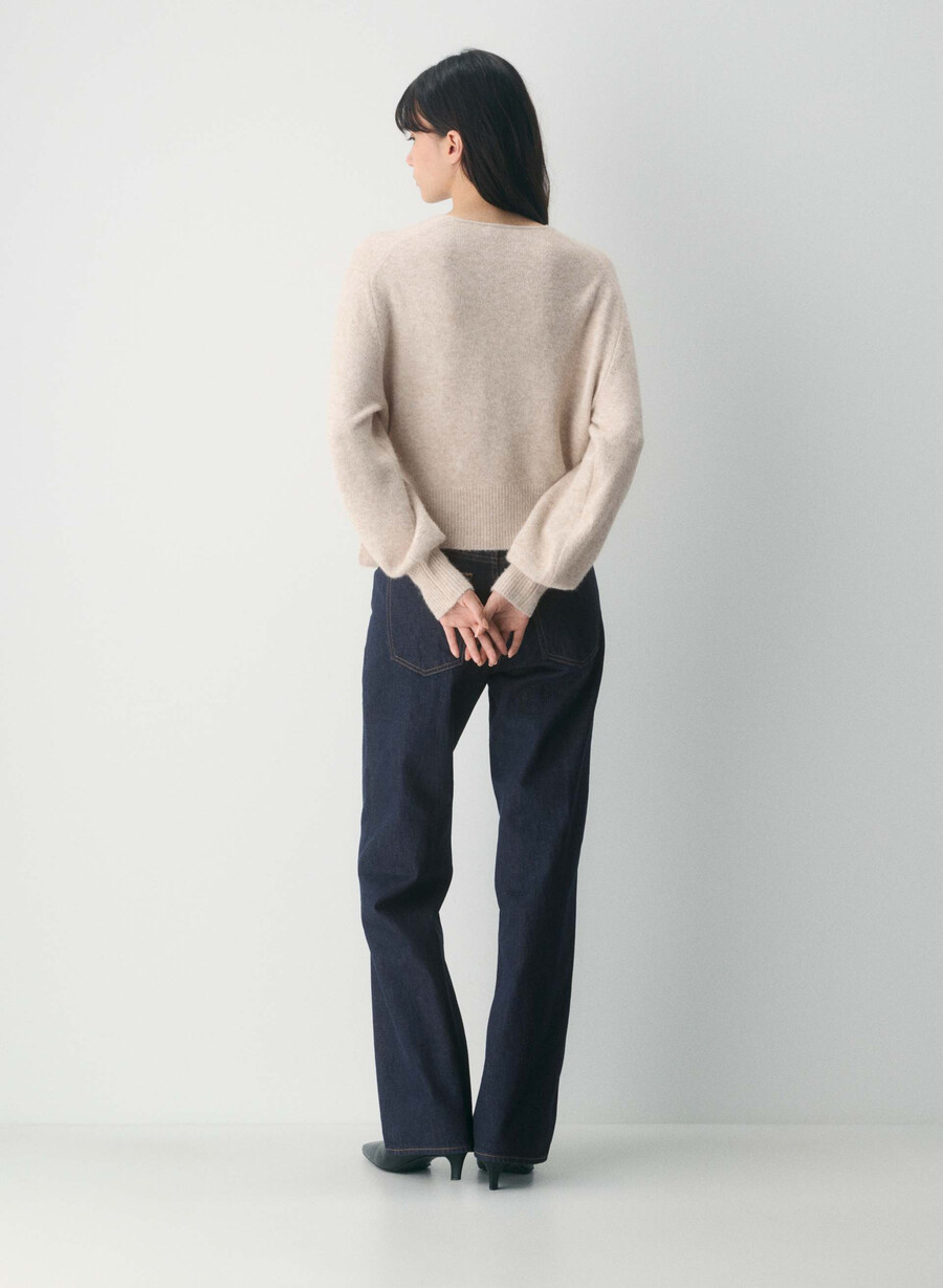 maglione softspoke cassidy heather light oatmeal