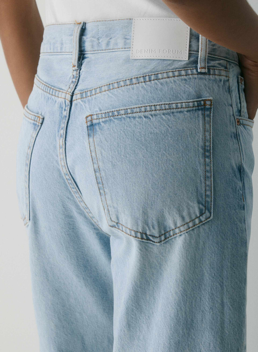denim forum the 90s marlo hi-rise baggy jean 15 yrs brl thr bleu
