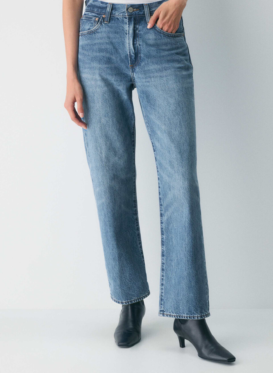 denim forum jeans larghi a vita alta marlo anni 90 5 anni kiss n tell bl