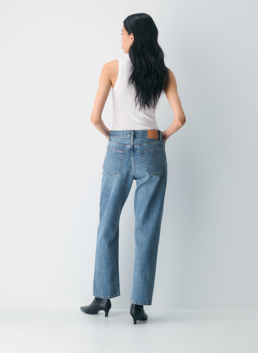 denim forum jeans larghi a vita alta marlo anni 90 5 anni kiss n tell bl