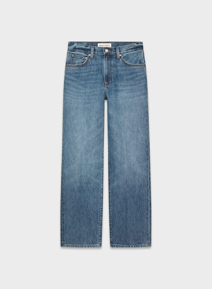 denim forum jeans larghi a vita alta marlo anni 90 5 anni kiss n tell bl