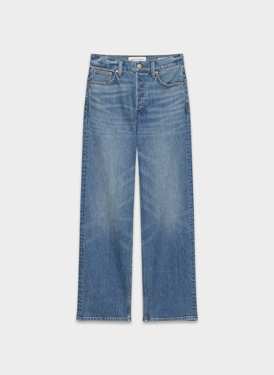 denim forum the arlo hi-rise straight jean 5 yrs kiss n tell bl