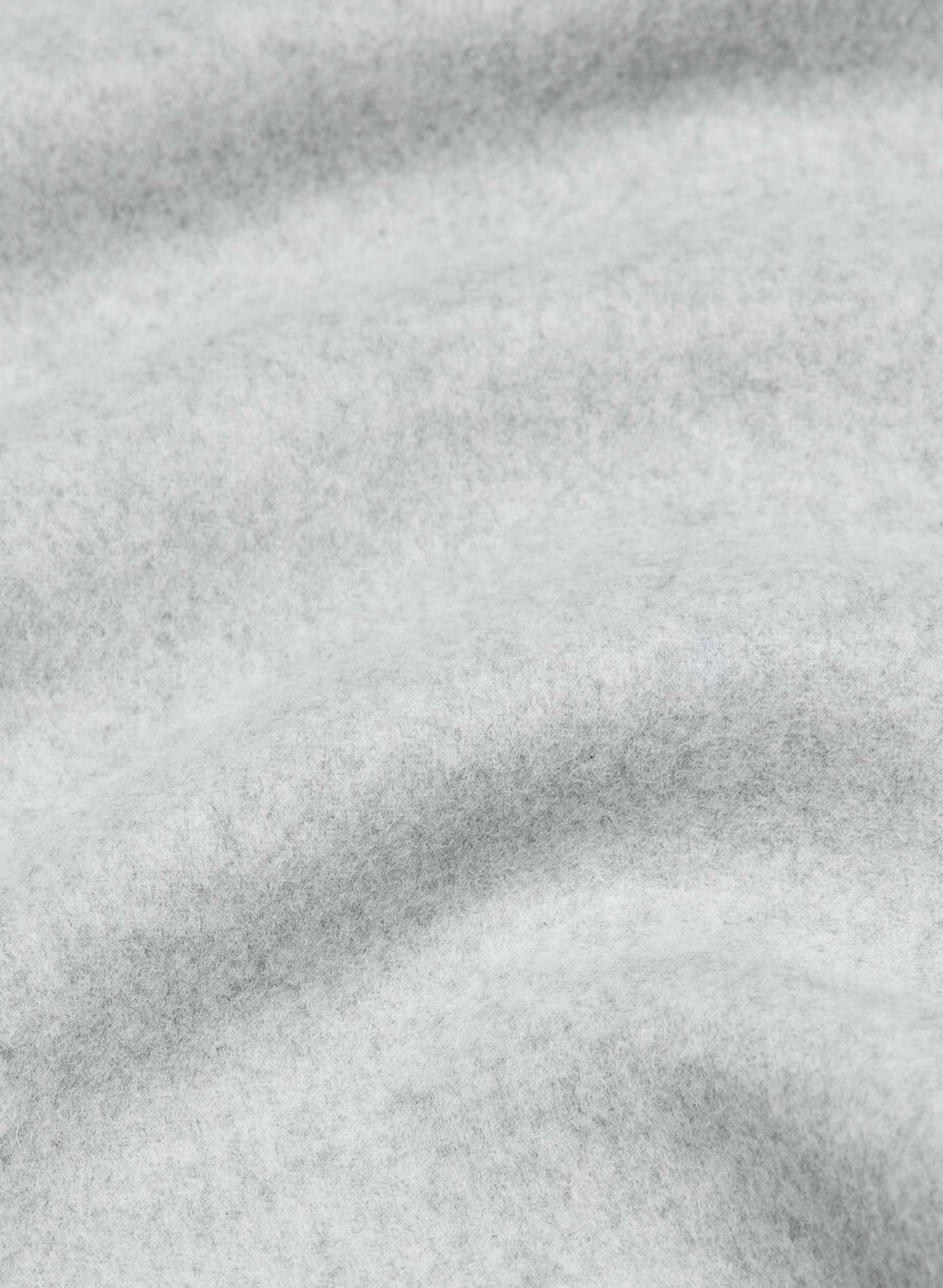 cappotto portfolio double face - luxe wool cashmere heather chrome