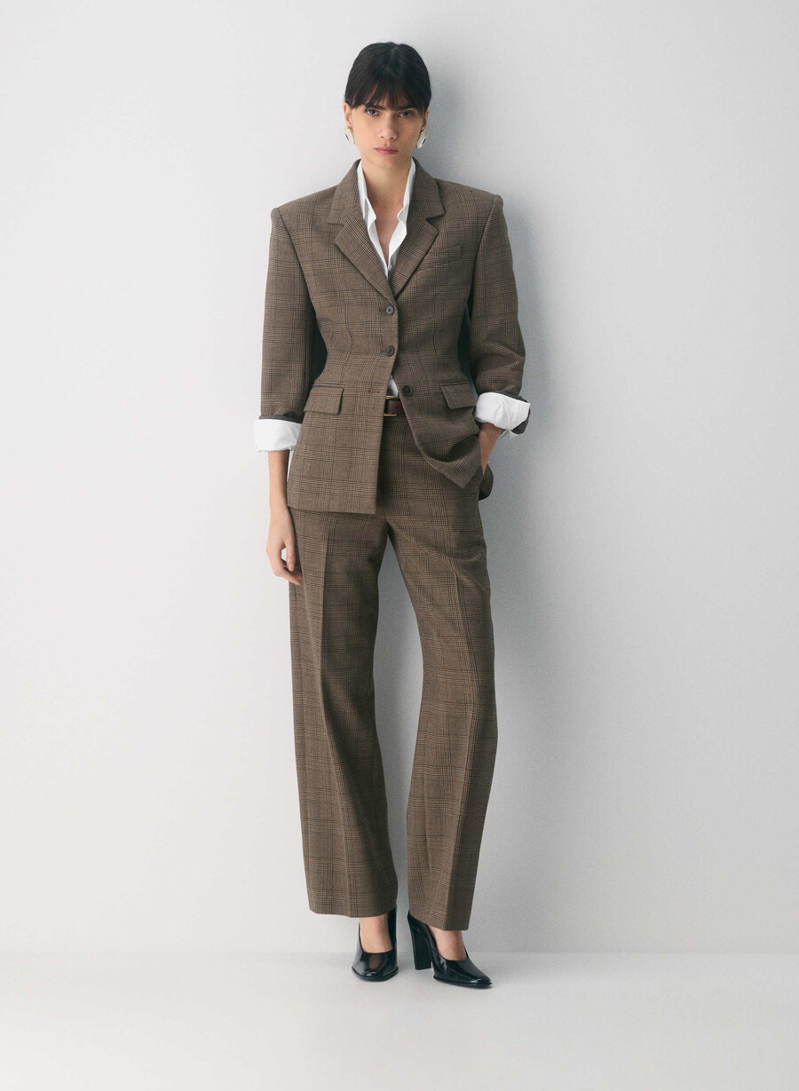 blazer eccezionale - ressential tyson chk marronetaup