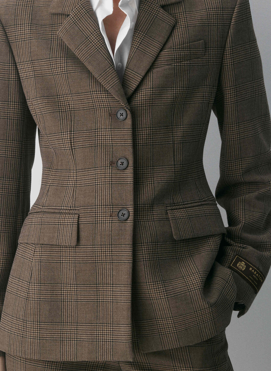 blazer eccezionale - ressential tyson chk marronetaup