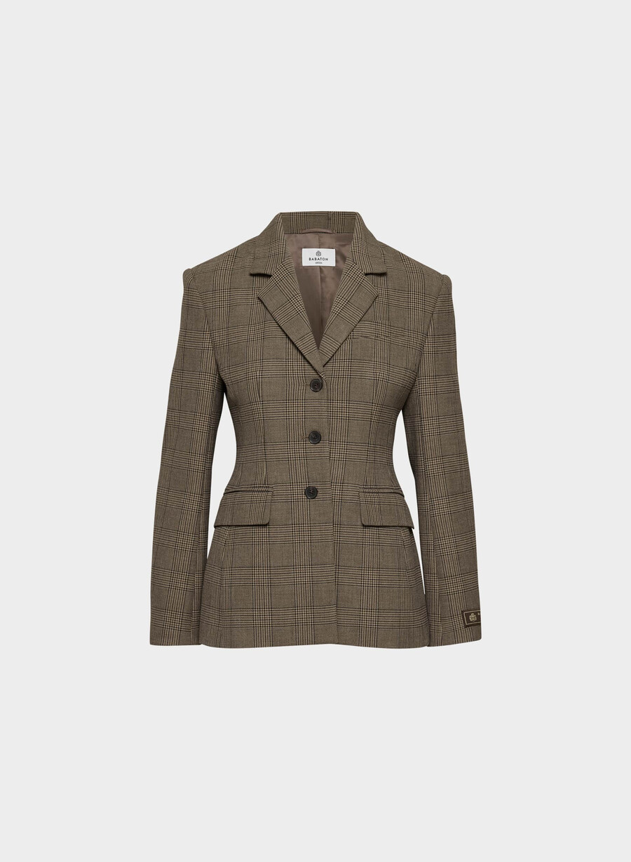 blazer eccezionale - ressential tyson chk marronetaup
