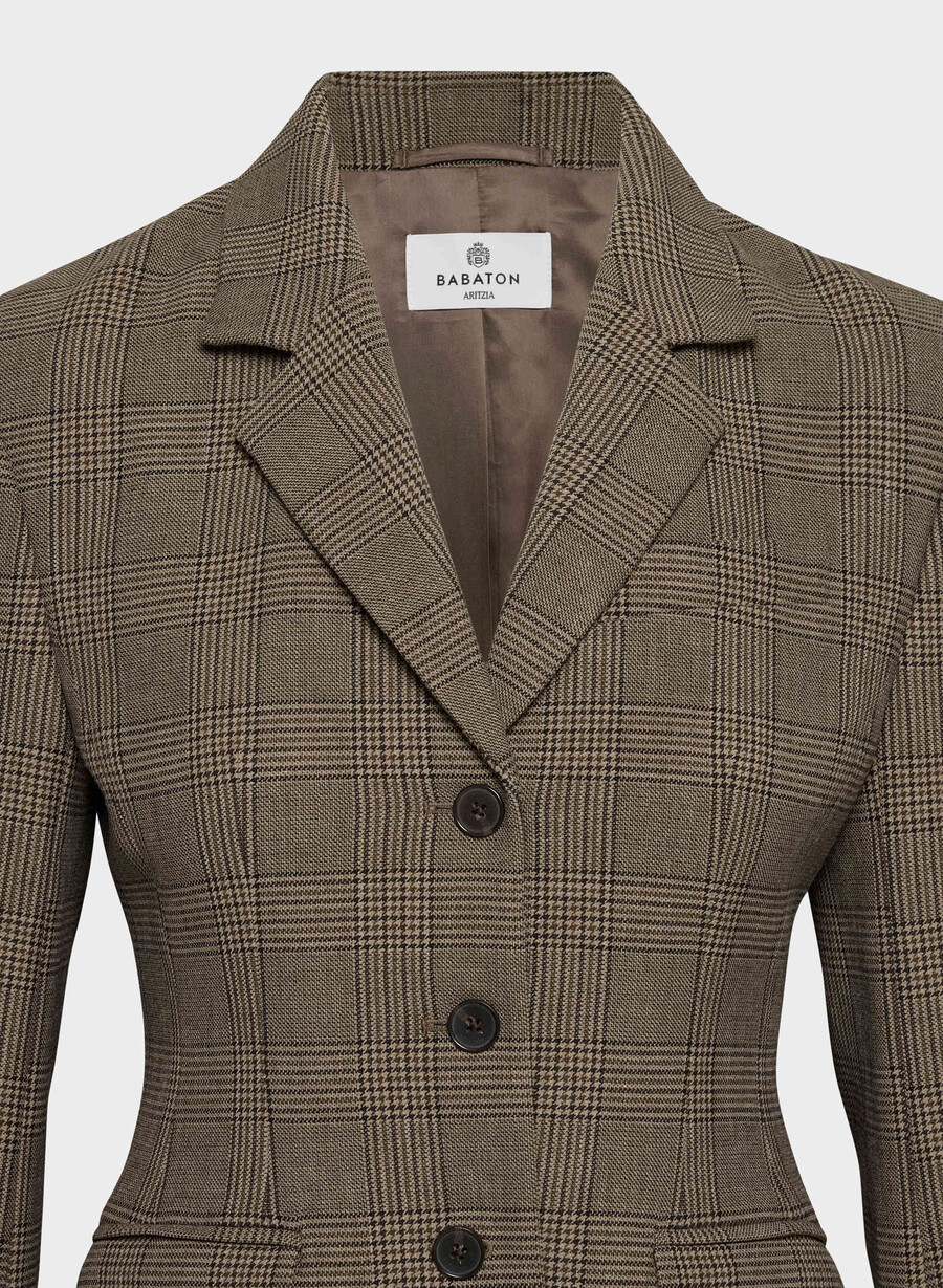blazer eccezionale - ressential tyson chk marronetaup