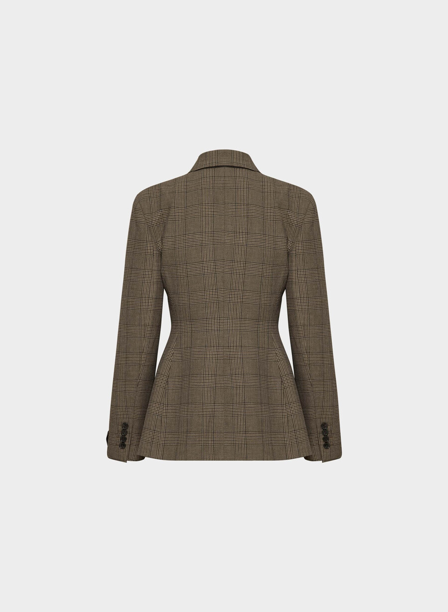 blazer eccezionale - ressential tyson chk marronetaup