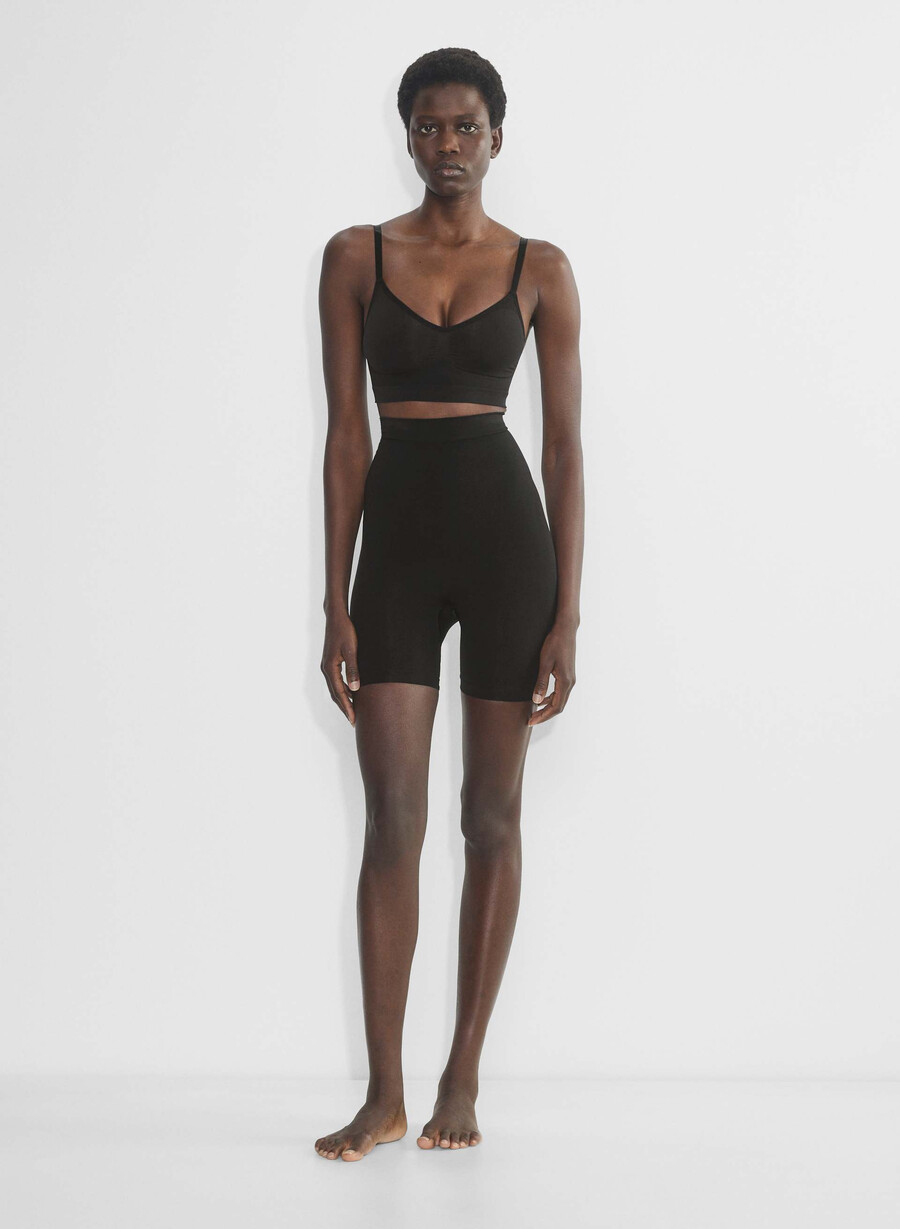 shapeenhance reggiseno a triangolo nero