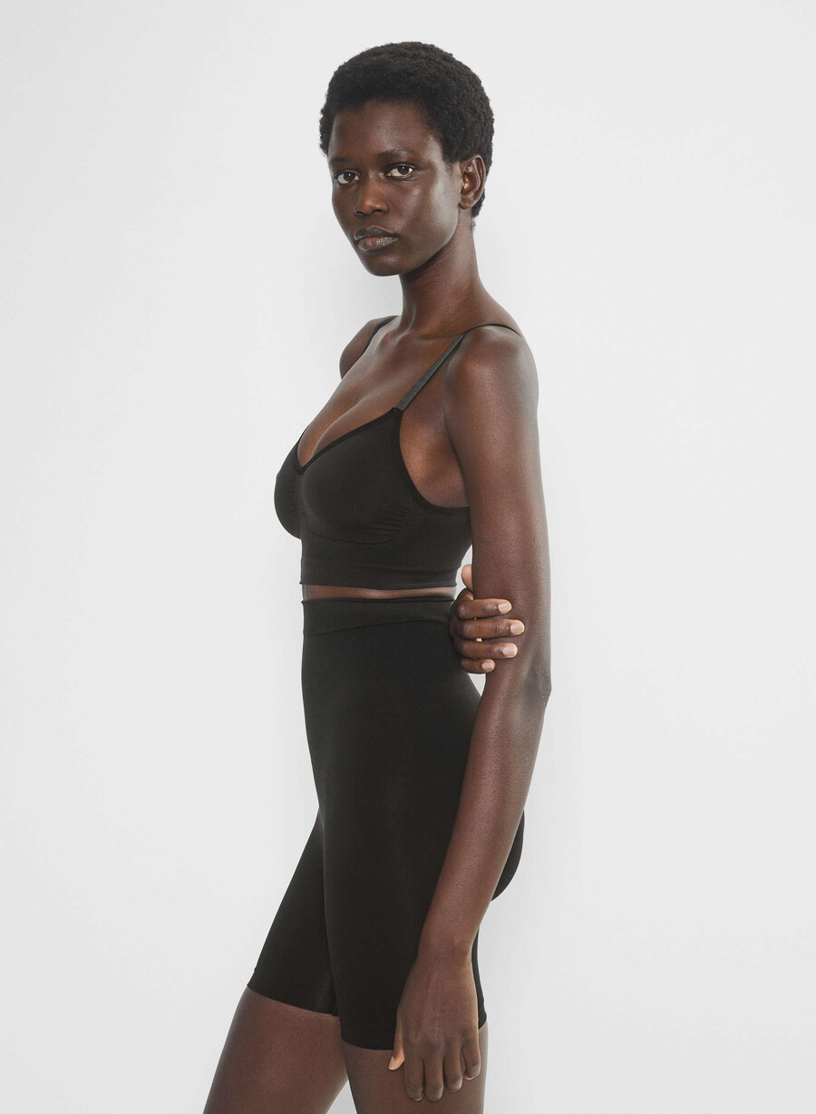 shapeenhance reggiseno a triangolo nero