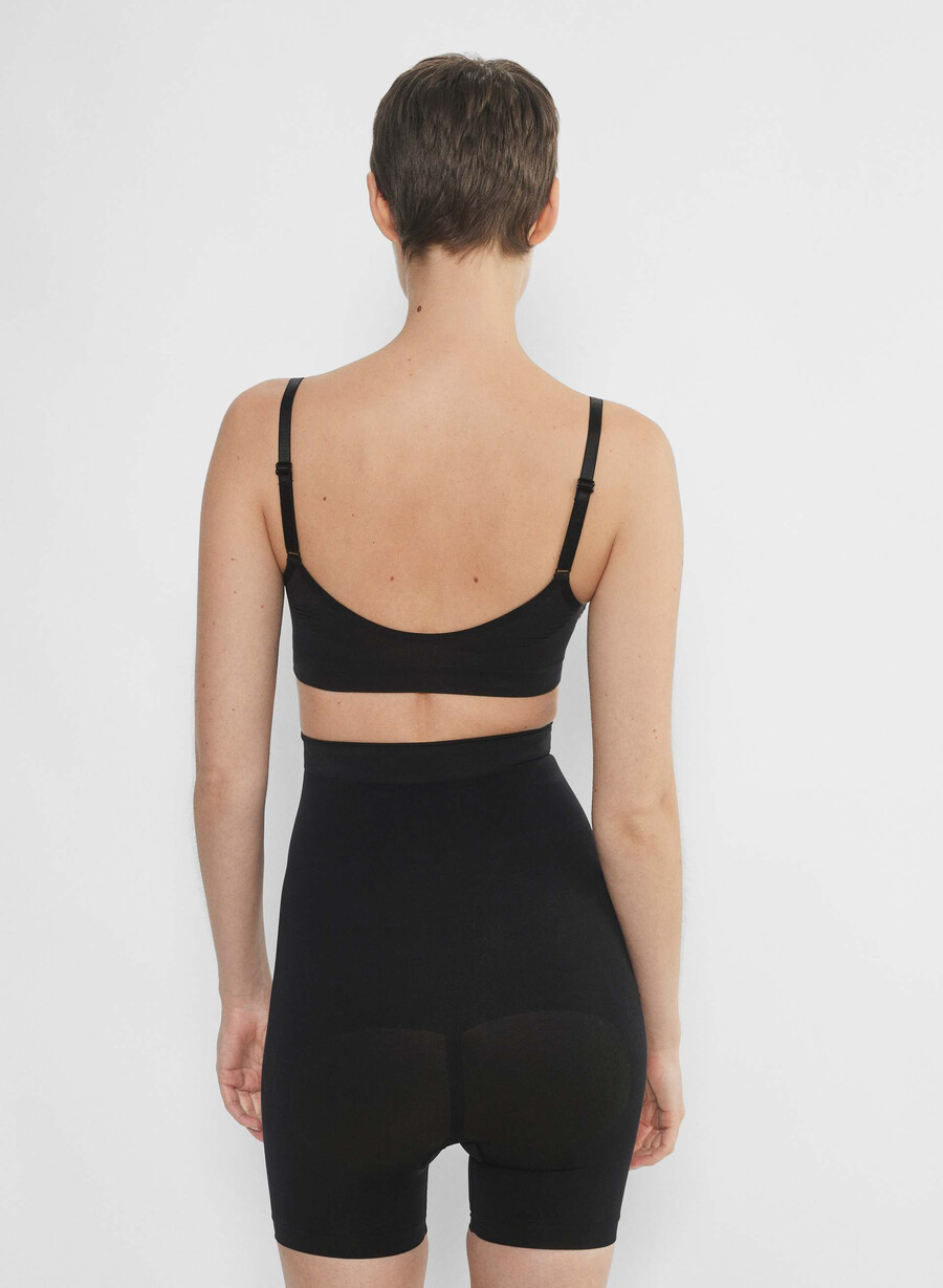 shapeenhance reggiseno a triangolo nero
