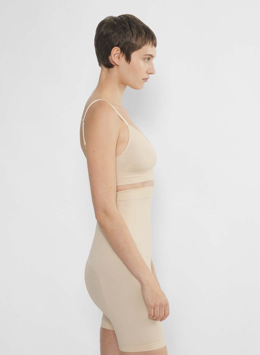shapeenhance reggiseno a balconcino sabbia