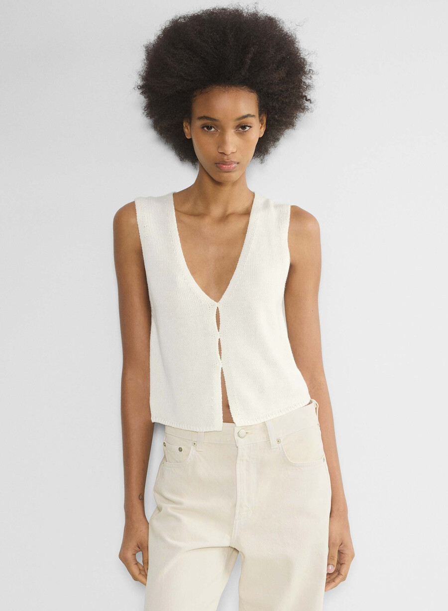 gilet basco betulla chiara
