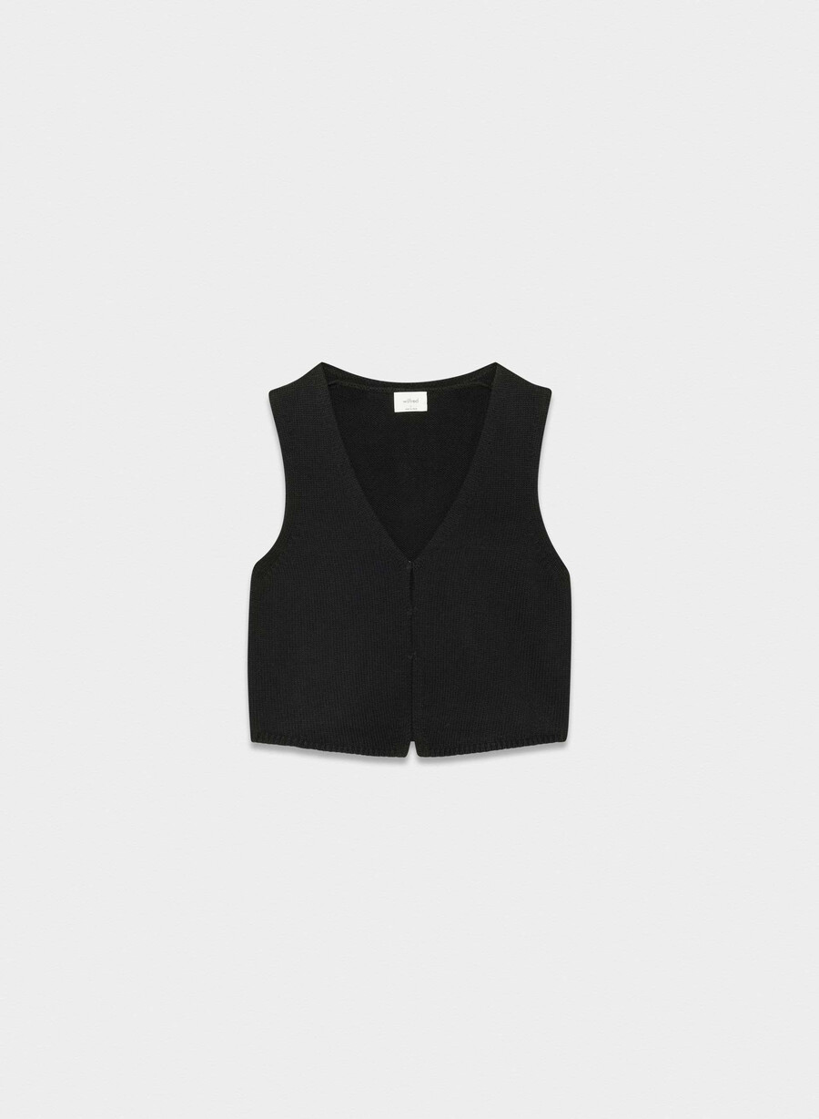 gilet basco nero