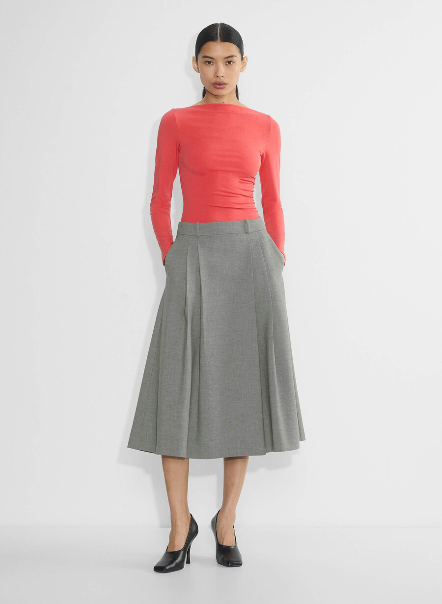 goodlux cora longsleeve rosso ciliegia
