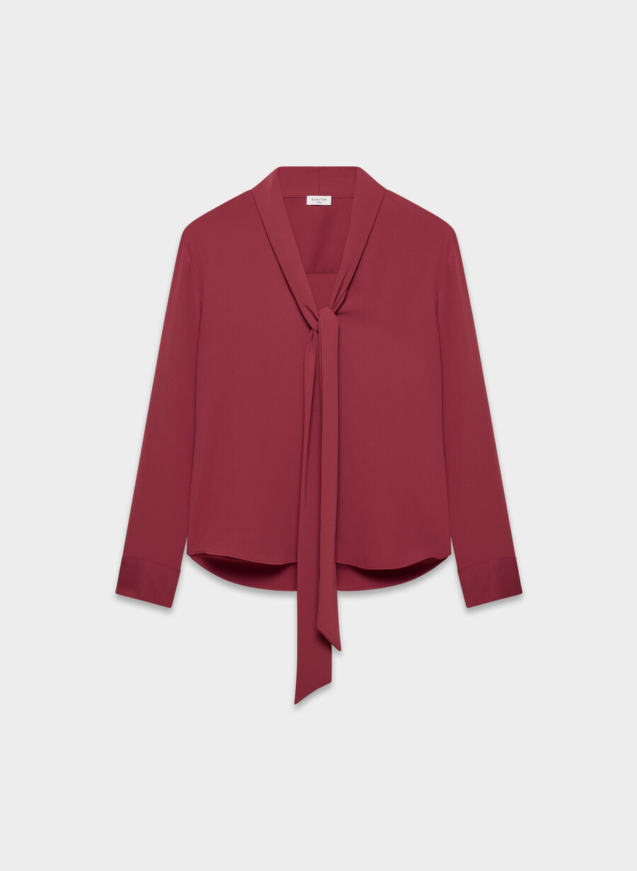 hestia blouse cordovan