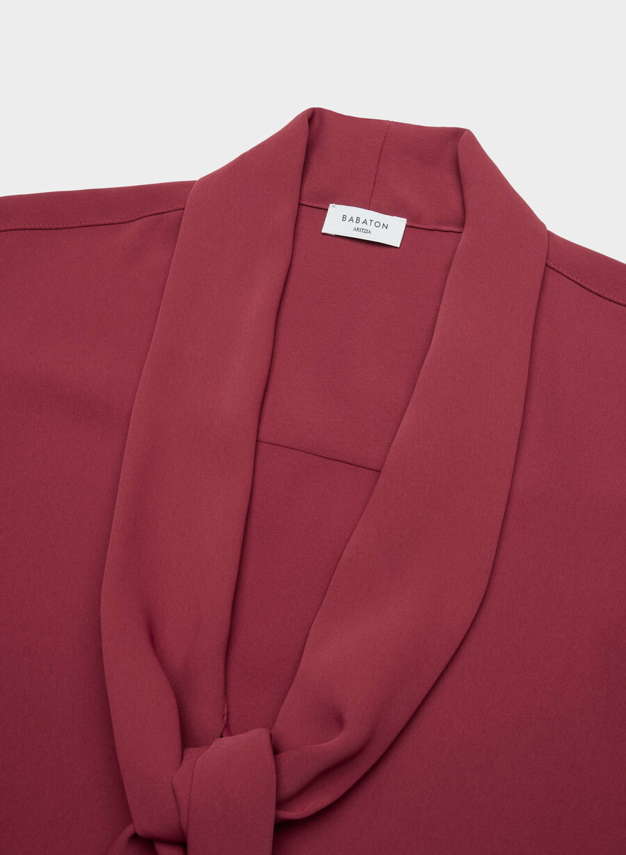 hestia blouse cordovan