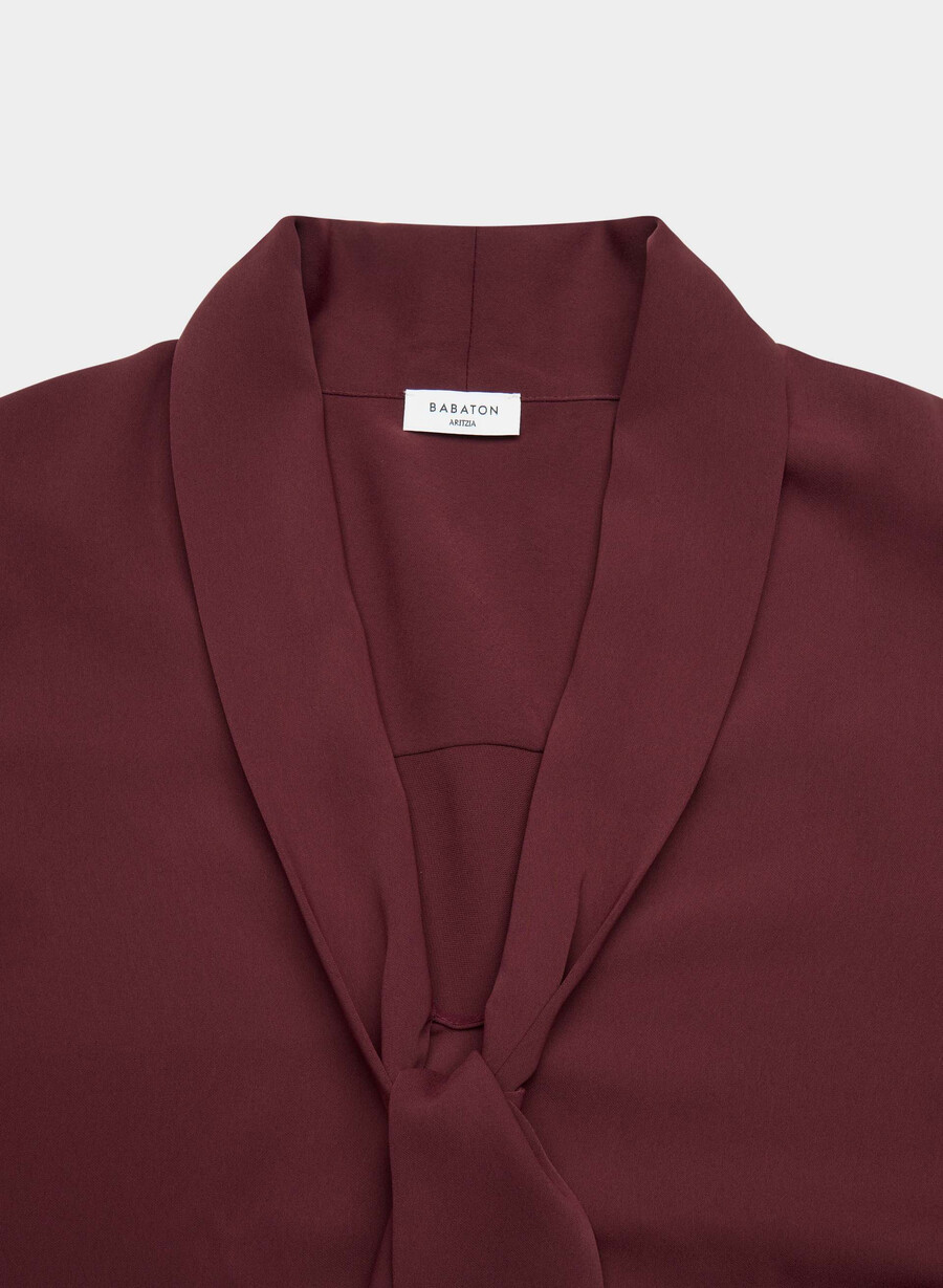 hestia blouse sumac burgundy