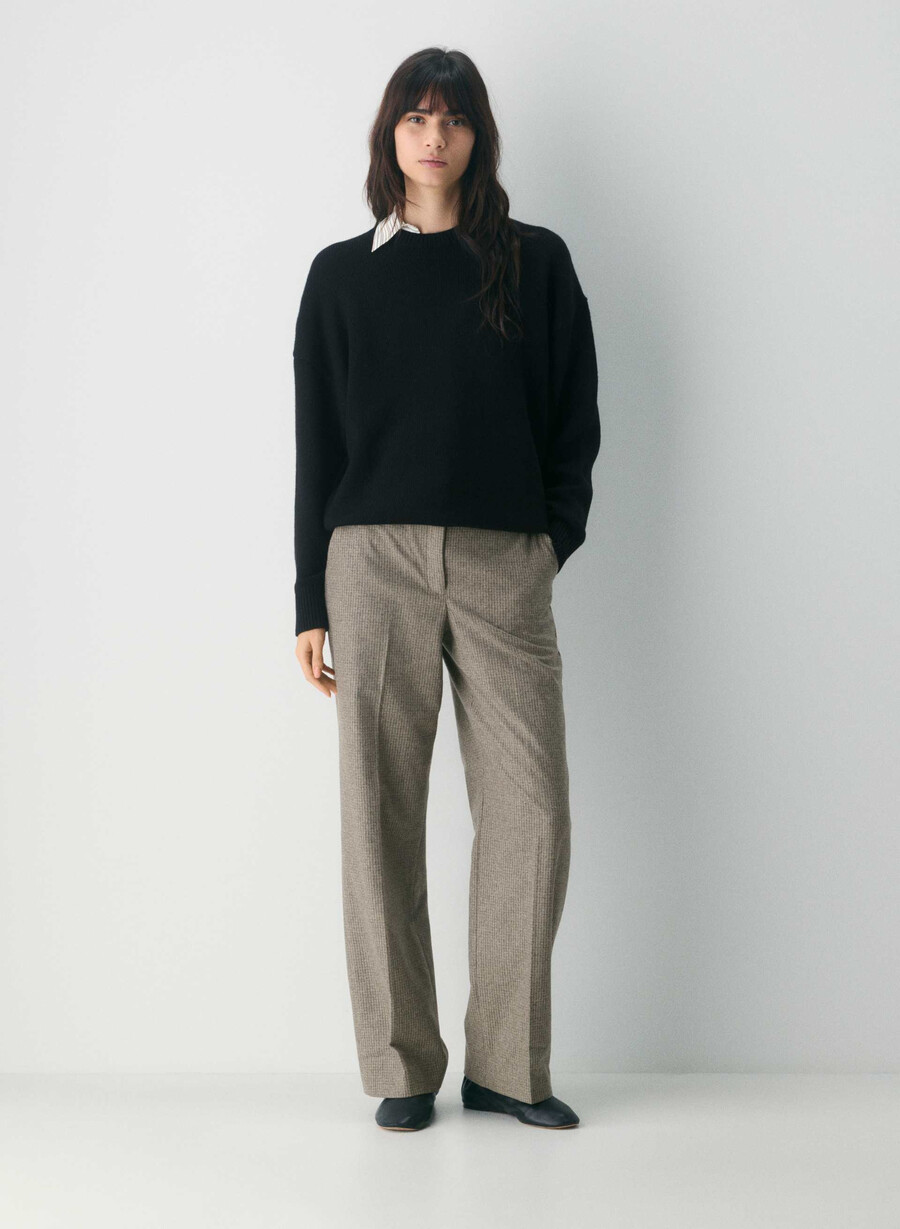 pantaloni agency - precision wool clark h nmd tprc cml