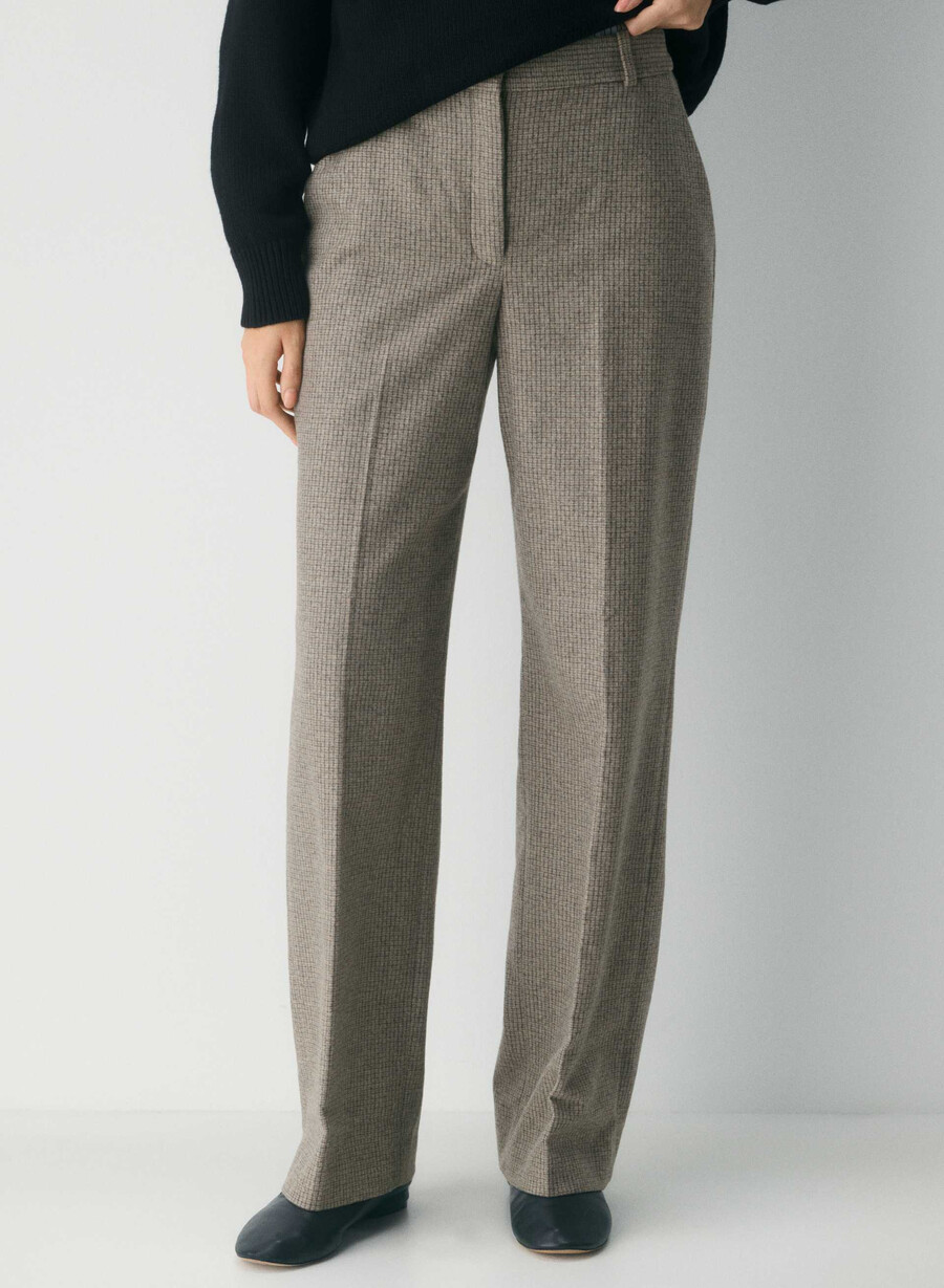 pantaloni agency - precision wool clark h nmd tprc cml