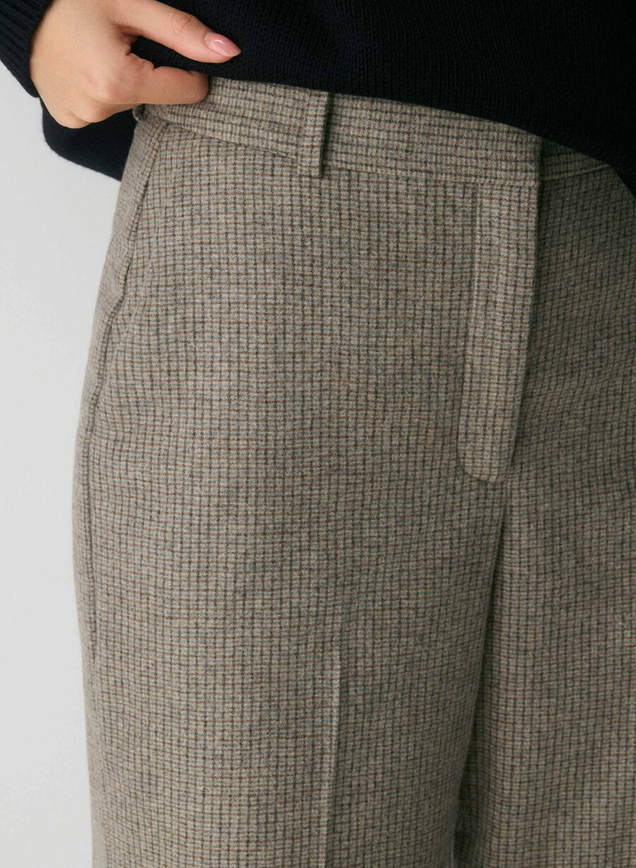 pantaloni agency - precision wool clark h nmd tprc cml
