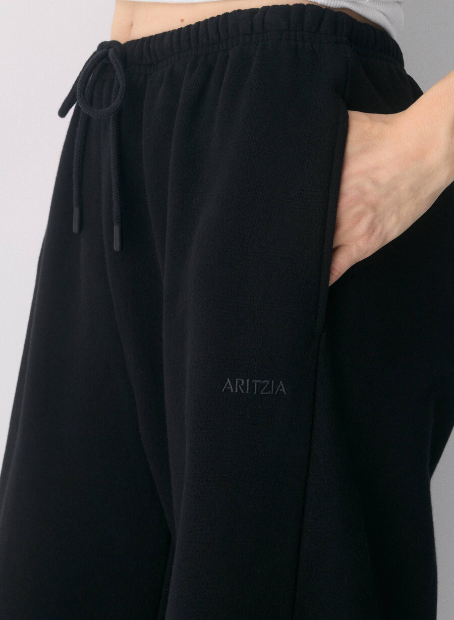 pantaloni della tuta cozy sweatfleece mega flutter nero