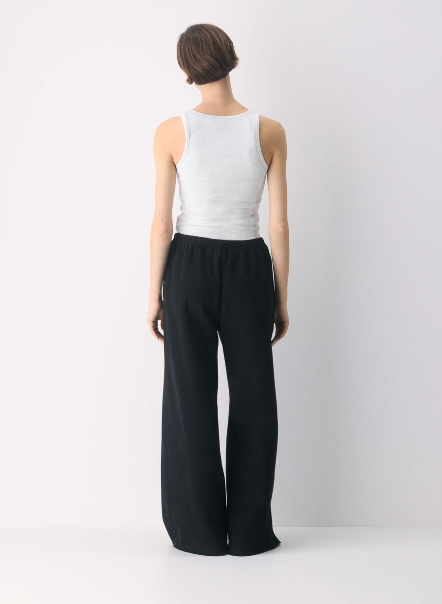 pantaloni della tuta cozy sweatfleece mega flutter nero