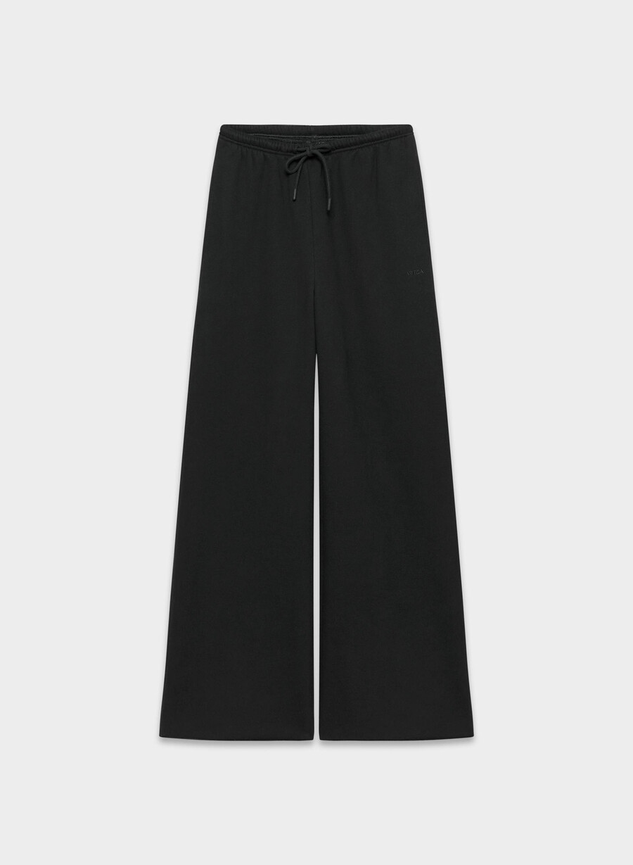pantaloni della tuta cozy sweatfleece mega flutter nero